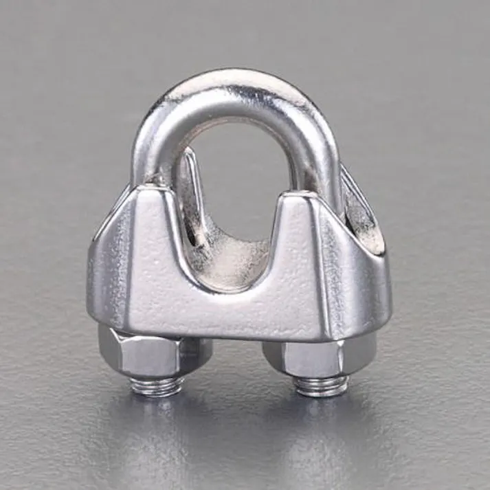 ワイヤーロープクリップ(ステンレス製) 12mm EA638RZ-12 4548745361162【別送品】