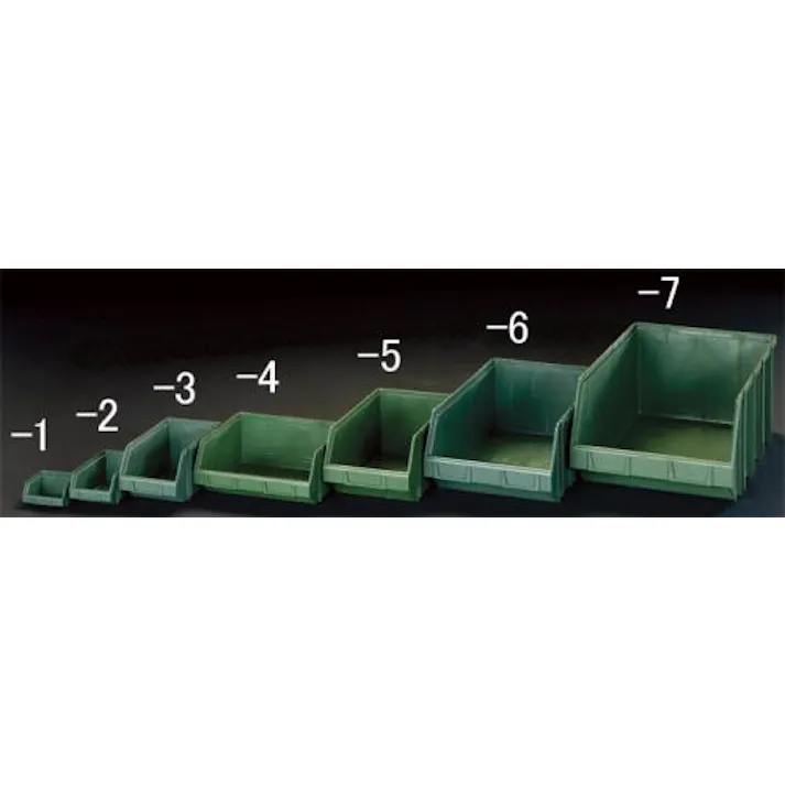 ESCO 310x490x190mm パーツトレー連結(重ね置型/緑) EA661CM-6 4548745361971(CDC)【別送品】