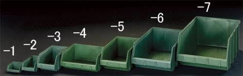 パーツトレー連結(重ね置型/緑) 385x580x250mm EA661CM-7 4548745361988【別送品】