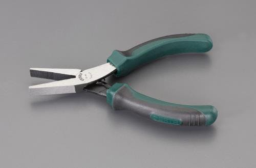 SATA フラットノーズプライヤー 135mm EA682CF-125 4548745362183【別送品】