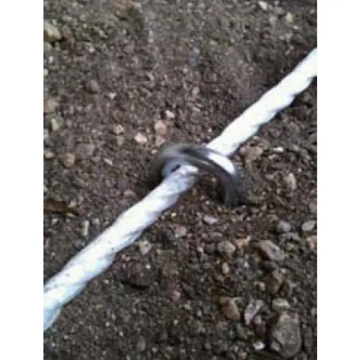 ロープ止め金具(V型/10個) 32x75mm EA628ZE-52 4548745460032【別送品】