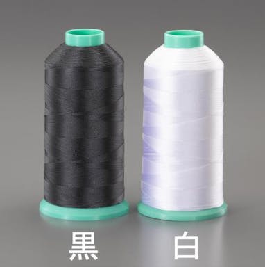 ESCO  #30x2000m 縫糸(ポリエステル製/黒) EA628AY-101 4548745462203(CDC)【別送品】