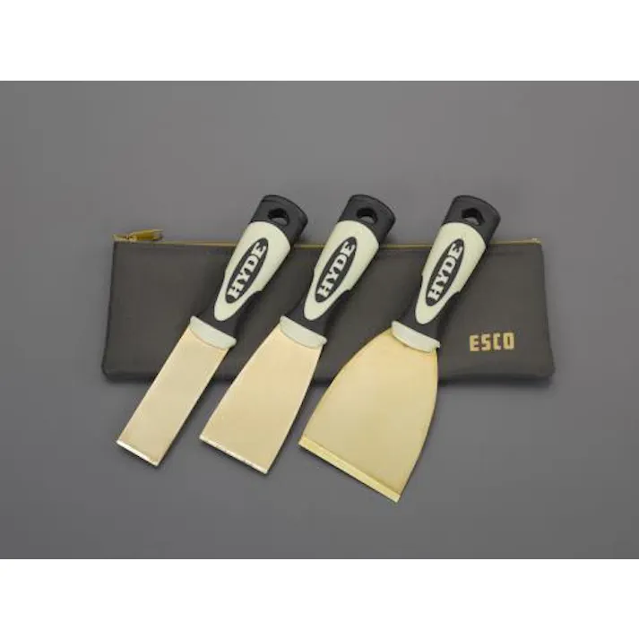 ESCO 3本組 スクレーパー(ノンスパーキング) EA642KB 4548745483390(CDC)【別送品】