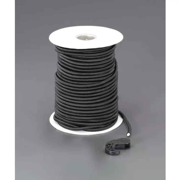 ESCO φ8mmx60m バンジーコード(アジャスタブルフック付) EA628WH-302 4548745493504(CDC)【別送品】