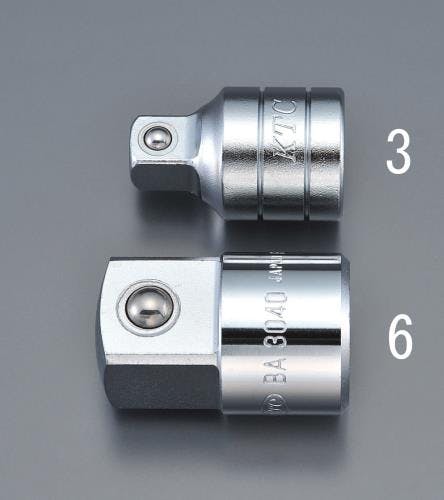 oto‼️3/8アダプター付き 京都機械工具(KTC) 凹凸ソケットアダプター 1/2”DRx3/8”DR EA618RF-3