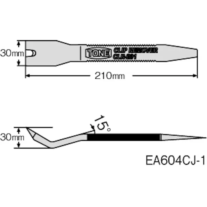 TONE クリップリムーバー EA604CJ-1 4548745584516【別送品】
