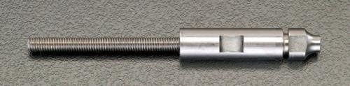 ワイヤー止め金具(左ねじ/ステンレス製) 5mm/M8 EA638RM-15 4548745645392【別送品】