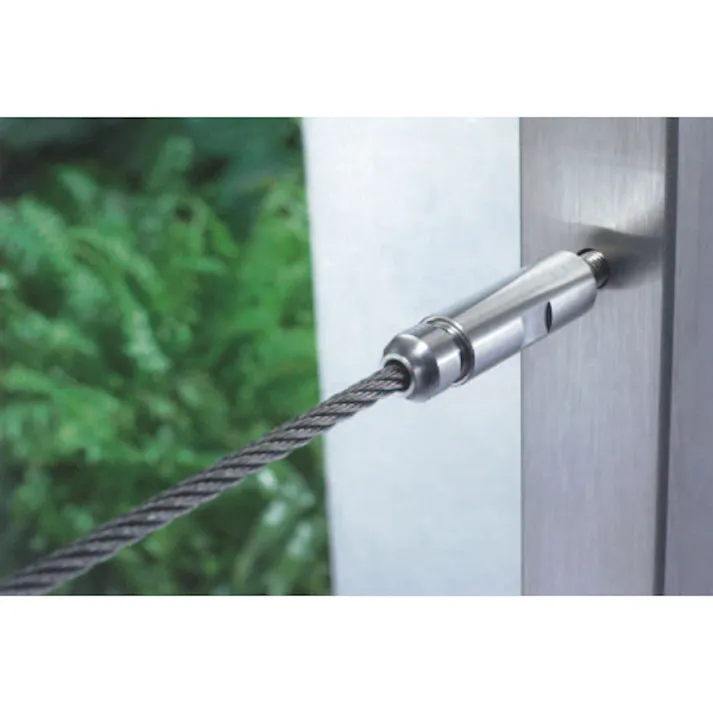 ワイヤー止め金具(右ねじ/ステンレス製) 6mm/M8 EA638RR-6 4548745645996【別送品】