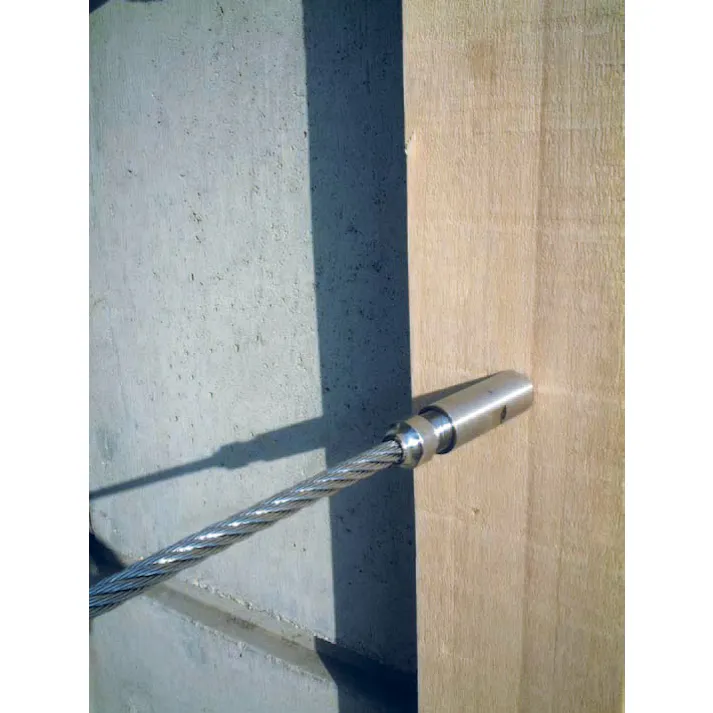 ワイヤー止め金具(左ねじ/ステンレス製) 4mm/M6 EA638RS-4 4548745646245【別送品】