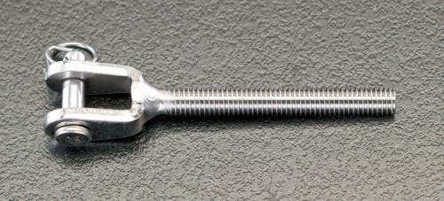 止め金具(右・雄ねじ/ステンレス製) M5x41mm EA638RT-1 4548745646276【別送品】