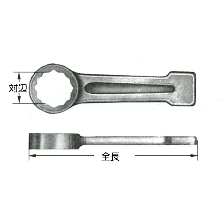 打撃めがねレンチ(ノンスパーキング) 27mm EA642LA-127 4548745677041【別送品】