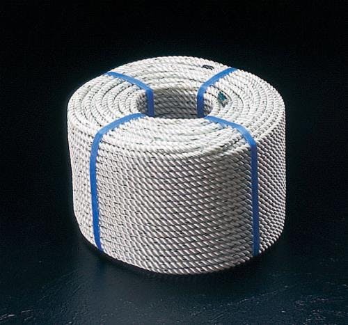 ナイロンロープ(三つ打ち) 10mmx200m EA628TB-103 4548745729948【別送品】