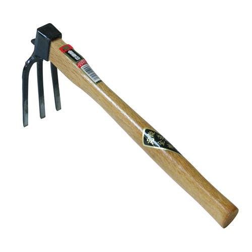 浅香工業 片手鍬・3本爪 360mm EA650BJ-36 4548745737370【別送品】