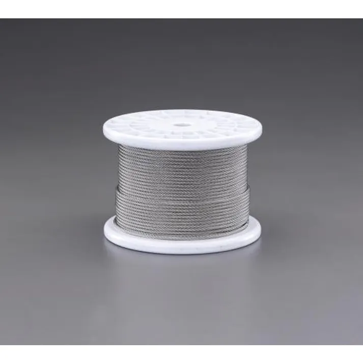 ESCO 2.0mmx100m/7x19 ワイヤーロープ(ステンレス製) EA628SR-2 4548745799781(CDC)【別送品】