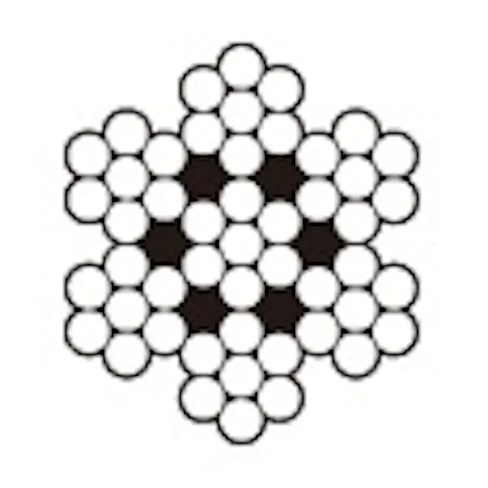 ワイヤーロープ(ステンレス/5本) 0.27mmx1m/7x7 EA628SS-0.2 4548745802122【別送品】