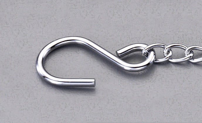 吊りチェーン(両端Sフック付) 1.6x800mm EA628SK-47 4548745815139