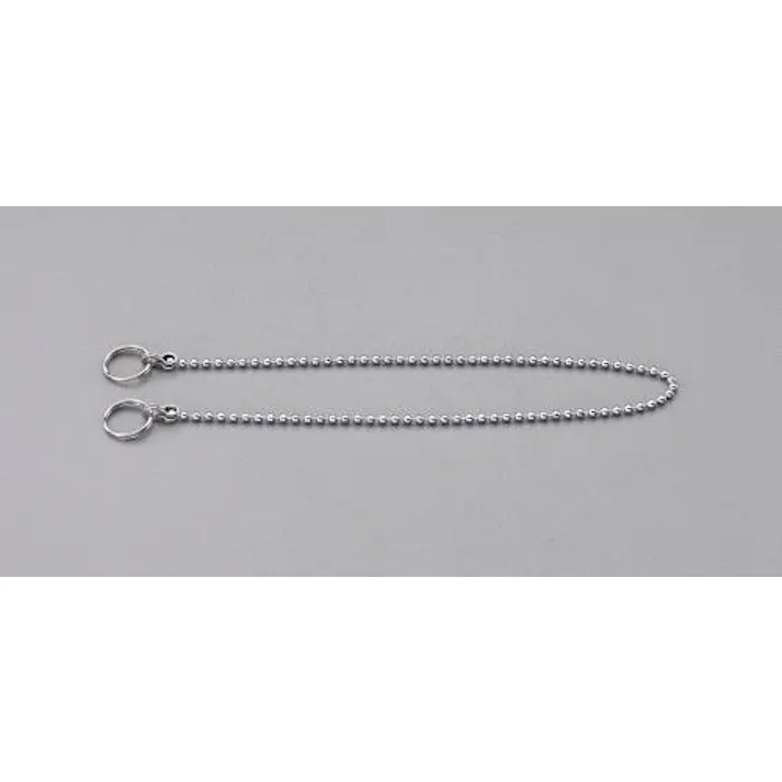 ESCO 4.5x800mm ボールチェーン(両端リング付) EA628SK-52 4548745815153(CDC)【別送品】