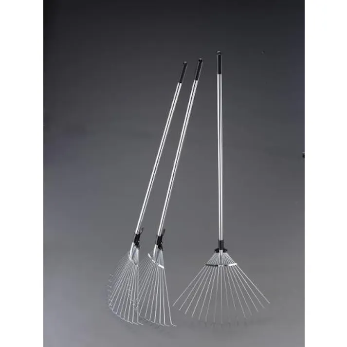 レーキ(伸縮式・3本) 180-575mmx1585mm EA650RA-32 4548745925135【別送品】