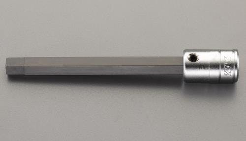 京都機械工具(KTC) ビットソケット [HEX] 3/8”DR/5/32”x128mm EA618PW