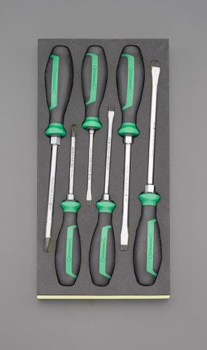 STAHLWILLE(スタビレー) ドライバーセット(手元六角付) [+-] 6本組 EA612TA-32 4550061040911【別送品】