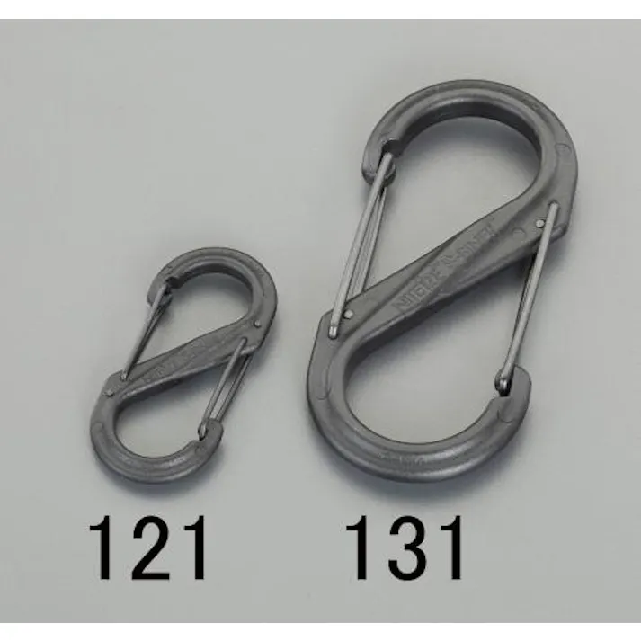 NITEIZE Sカンスナップフック(黒) 52x24mm EA638AD-121 4550061152713【別送品】