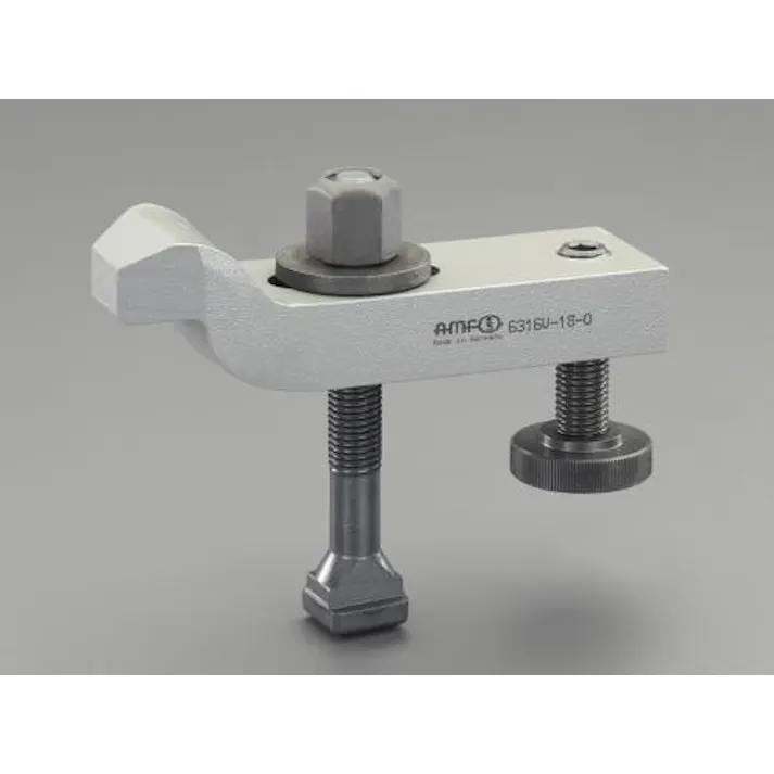 ESCO M16/160mm サポートスクリュー付クランククランプ EA637BE-16 4550061168233(CDC)【別送品】