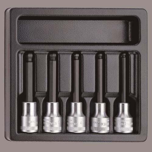 STAHLWILLE(スタビレー) ビットソケットセット [Ball-Hex] 1/2”DR/5点 EA612TJ-1 4550061182352【別送品】