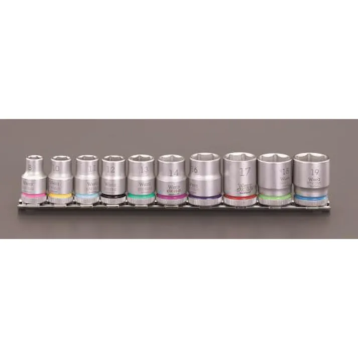 Wera 3/8"DR ソケットセット(ZYKLOP) EA617AK-1 4550061284834(CDC)【別送品】