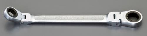 京都機械工具(KTC) ラチェットめがね(首振り型) 12x14mm/199mm EA602CF-14A 4550061290255【別送品】