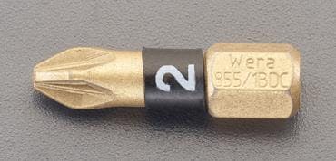 Wera ドライバービット(ダイヤモンド付) [Pozi] PZ1x25mm EA611GP-1 4550061342671【別送品】