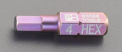 PBSWISSTOOLS ドライバービット [Hexagon] 1.5x25mm EA611PB-1.5