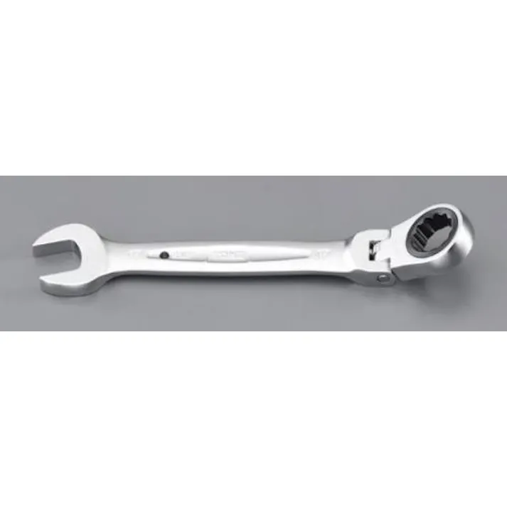 TONE 17mm/190mm コンビネーションギアレンチ(首振型) EA614HP-17 4550061346525(CDC)【別送品】