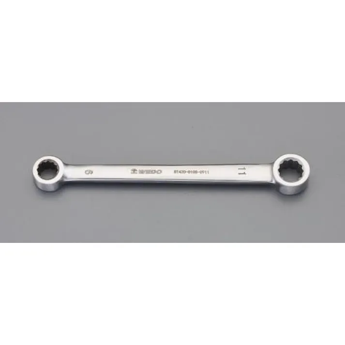 両口メガネレンチ(ステンレス製) 12x14mm EA616BS-4 4550061347164【別送品】