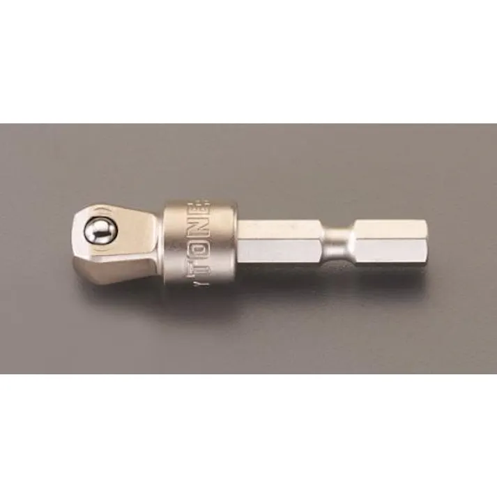 TONE 3/8"DRx1/4"HEX/51mm ソケットアダプター(首振型) EA618AX-218 4550061349786(CDC)【別送品】
