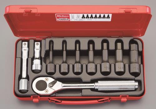コーケン(Ko-ken) Hexビットソケットセット 1/2”DR/5-17mm EA618C-31 4550061350430【別送品】