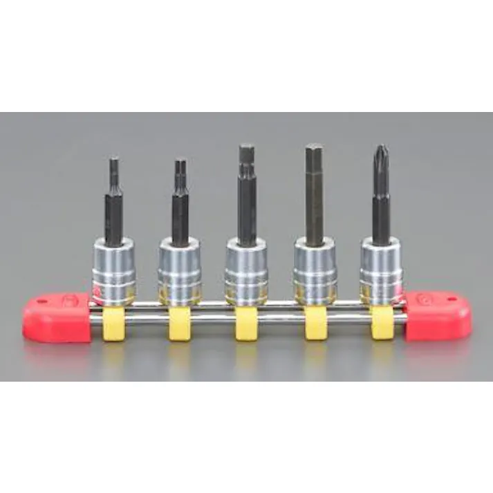 京都機械工具(KTC) 1/4”DR/+No.2×六角3-6mmビットソケットセット(5個組) EA618NR-20 4550061355596(CDC)【別送品】