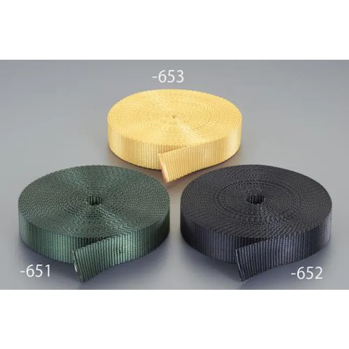 ESCO 25x1.8mm/30m 荷締機用ベルト(PE製・黒) EA628PT-652 4550061358047(CDC)【別送品】