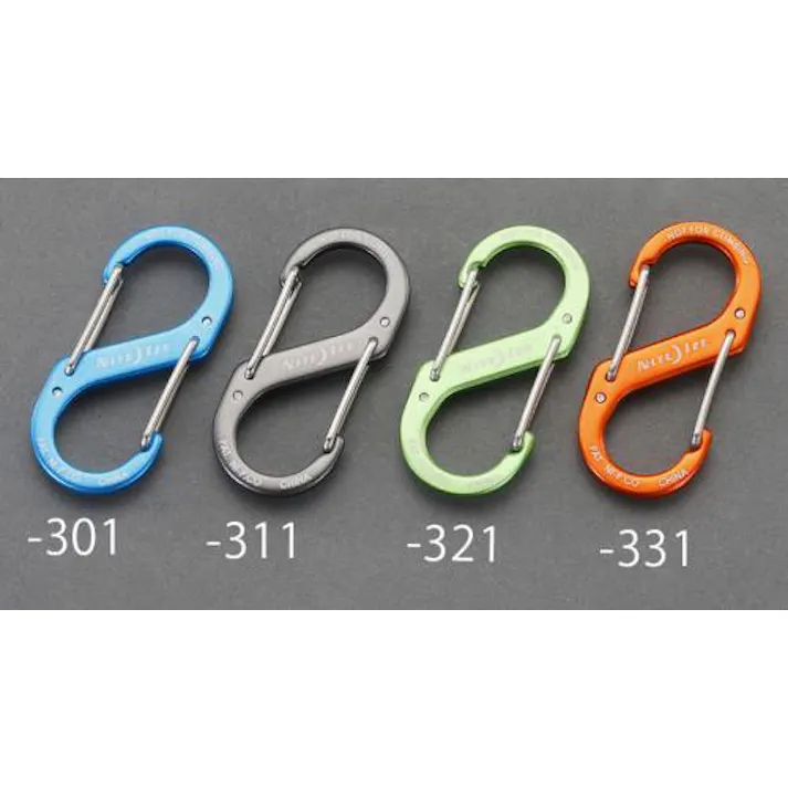NITEIZE 69x32mm Sカンスナップフック(アルミ製/ブルー) EA638AD-302 4550061358528(CDC)【別送品】