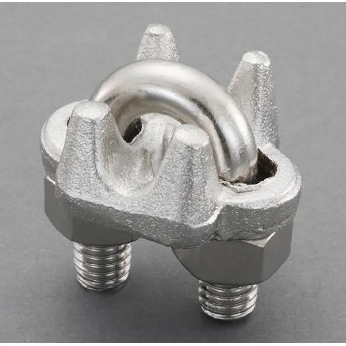 ESCO 16mm 強力型ワイヤークリップ(ステンレス製) EA638FZ-27 4550061359266(CDC)【別送品】