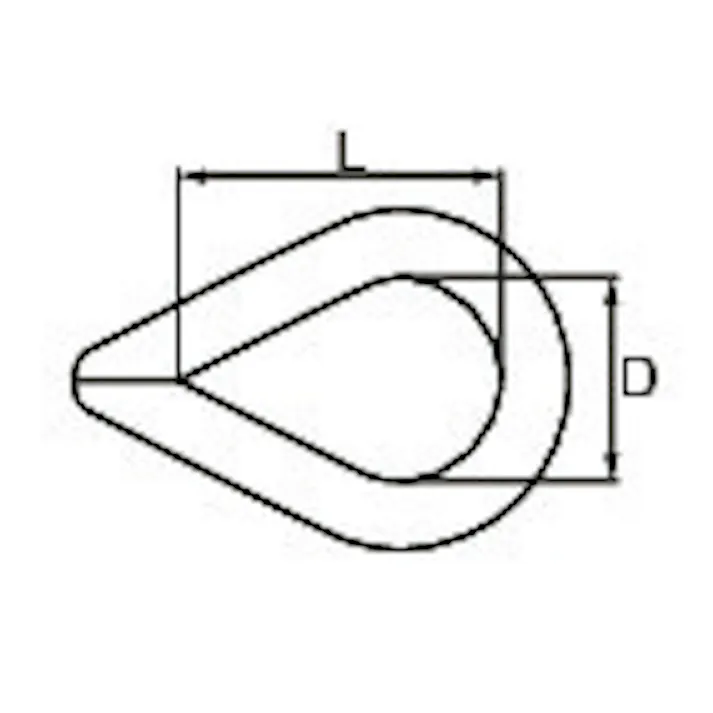 強力型シンブル(ステンレス製) 15.8mm EA638KA-75 4550061360026【別送品】
