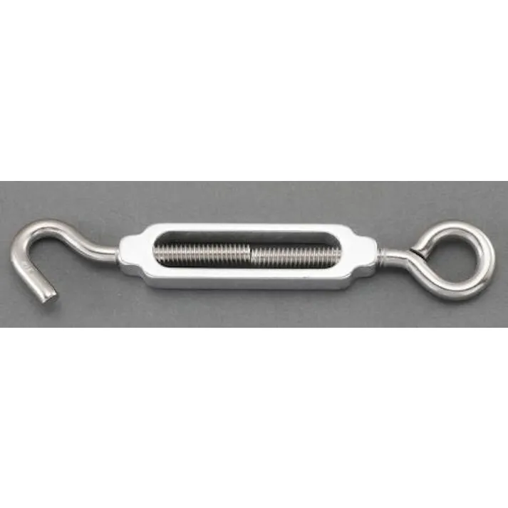 ターンバックル(Hook&Eye/アルミ・ステンレス) 7.9x6.6mm EA638KE-11 4550061360088【別送品】