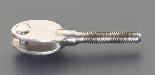 止め金具(右・雄ねじ/ステンレス製) M6x35mm EA638RT-21 4550061360248【別送品】