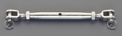 ターンバックル(フォーク＆フォーク/ステンレス製) M12 EA638SF-54 4550061360378【別送品】