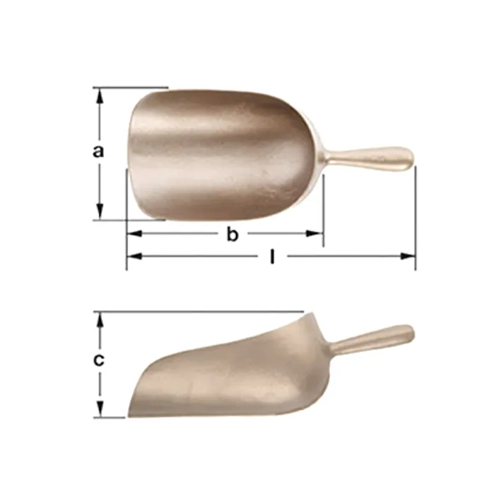 スコップ(ノンスパーキング) 75x200mm EA642KW-2 4550061494998【別送品】