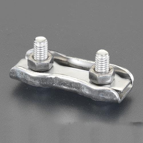 ワイヤークランプ(ステンレス製) 6mm EA628SE-56 4550061505465【別送品】