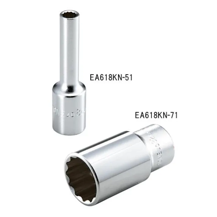 TONE 1/2"DRx1・1/4" ディープソケット(インチ/十二角) EA618KN-72 4550061516867(CDC)【別送品】
