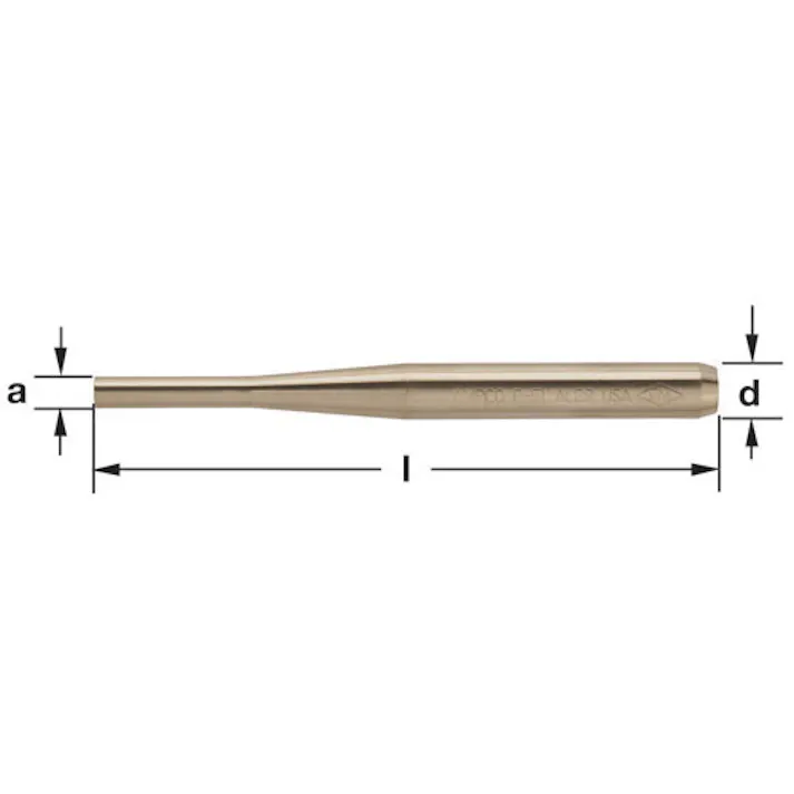 ピンポンチ(ノンスパーキング) 5x125mm EA642HY-5 4550061520116【別送品】