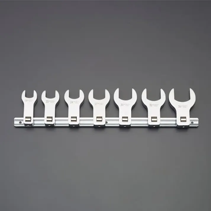 旭金属工業(ASAHI) クロウフットレンチセット(ロング) 1/2”DR/7個組 EA618VK 4550061530566【別送品】