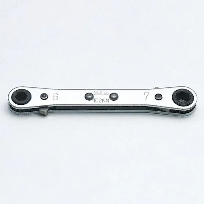 コーケン(Ko-ken) 7/32" x 1/4" ラチェットメガネレンチ(インチ) EA602C-31 4550061573105(CDC)【別送品】