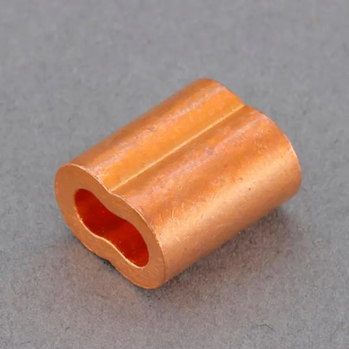 ESCO 5.0mm ワイヤーロープスリーブ(銅/4個) EA628SD-35 4550061705803(CDC)【別送品】